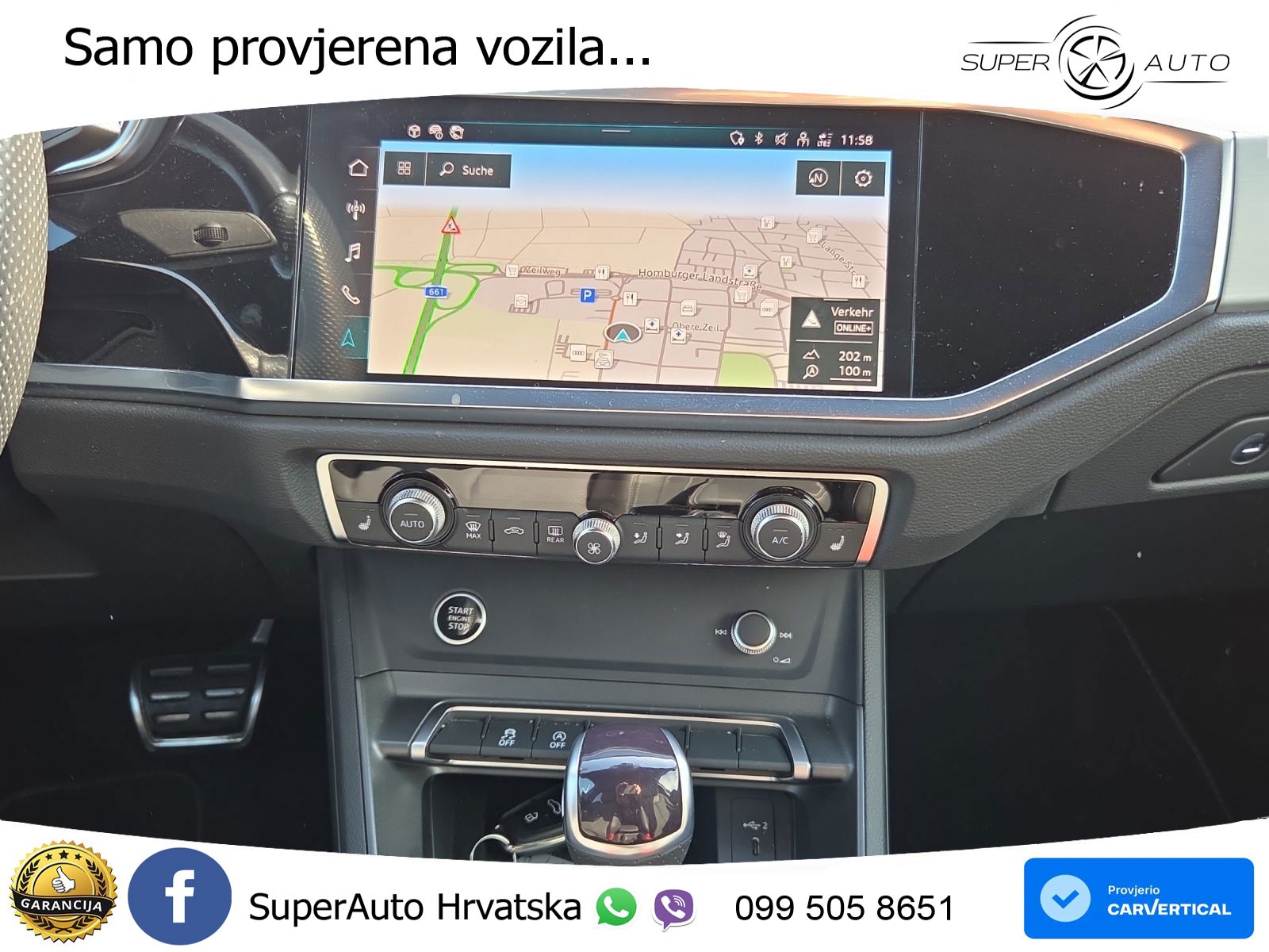 Audi Q3 40 TFSI (190 KS) quattro S tronic S line MATRIX+GR SJED+KAM