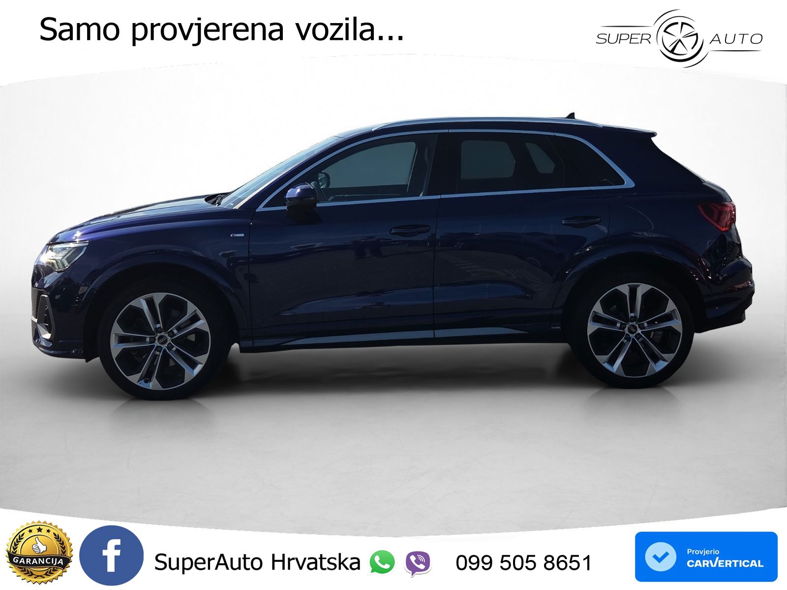Audi Q3 40 TFSI (190 KS) quattro S tronic S line MATRIX+GR SJED+KAM