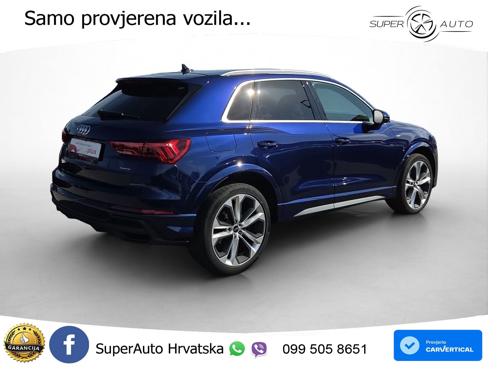 Audi Q3 40 TFSI (190 KS) quattro S tronic S line MATRIX+GR SJED+KAM
