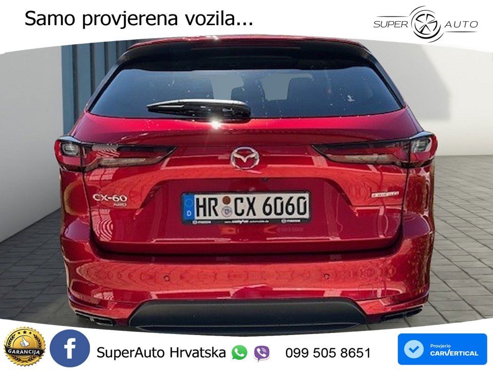Mazda CX-60 3.3 e-Skyactiv D (254 KS) AWD Automatic MATRIX+GR SJED+KAM