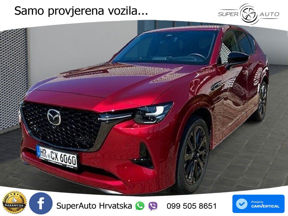 Mazda CX-60 3.3 e-Skyactiv D (254 KS) AWD Automatic MATRIX+GR SJED+KAM