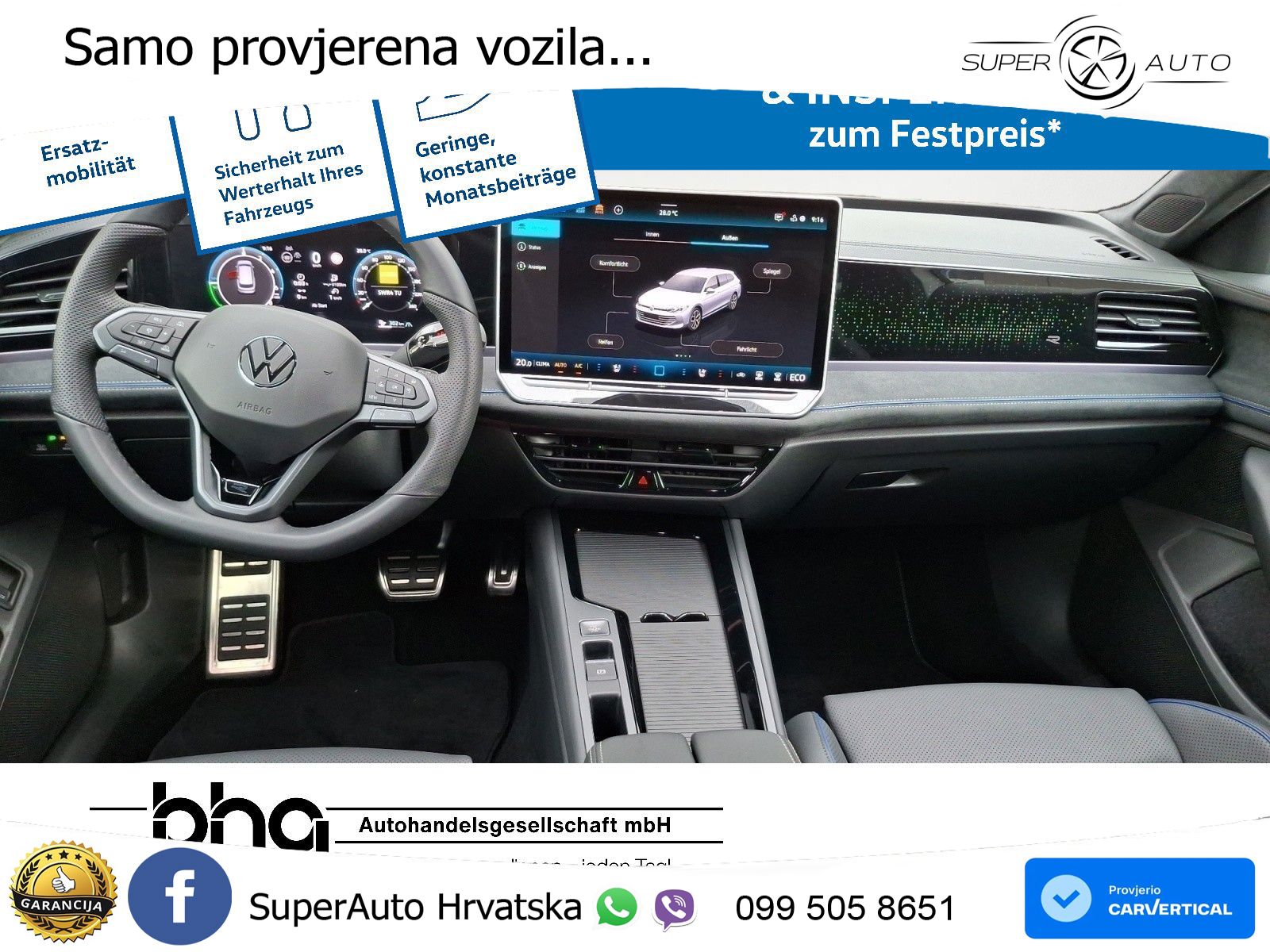 Volkswagen Passat Variant 1.5 TSI (272 KS) eHybrid DSG R-Line LED+GR SJED+ACC