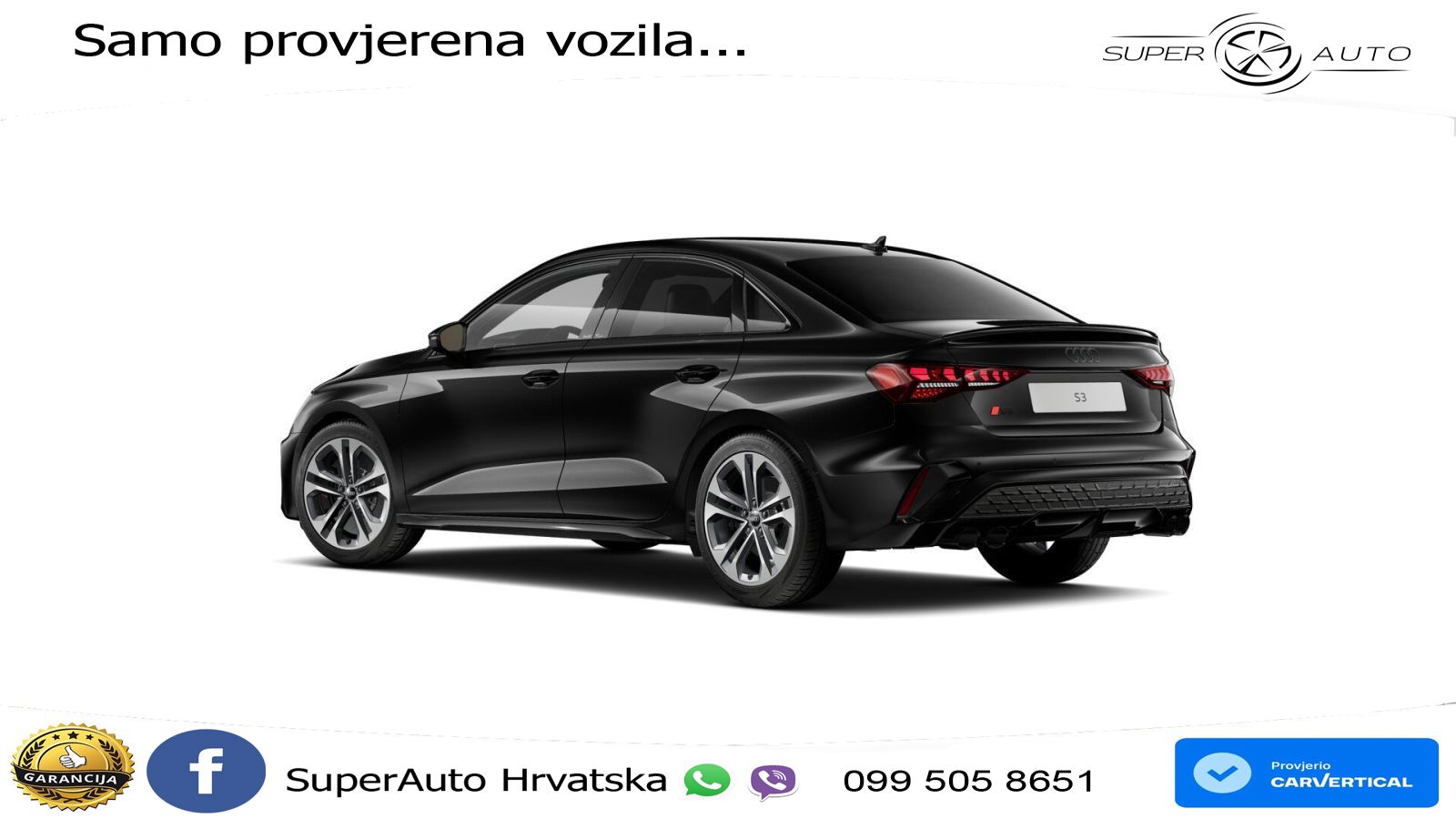 Audi S3 Limuzina 2.0 TFSI (333 KS) quattro S tronic
