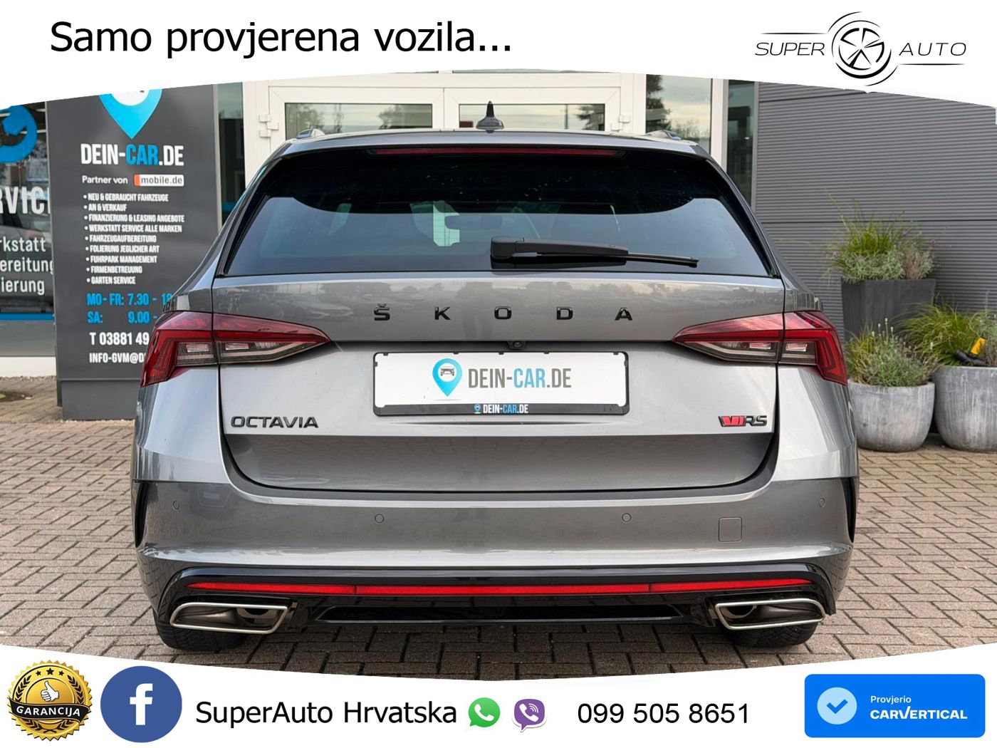 Škoda Octavia Combi RS 2.0 TSI (245 KS) DSG