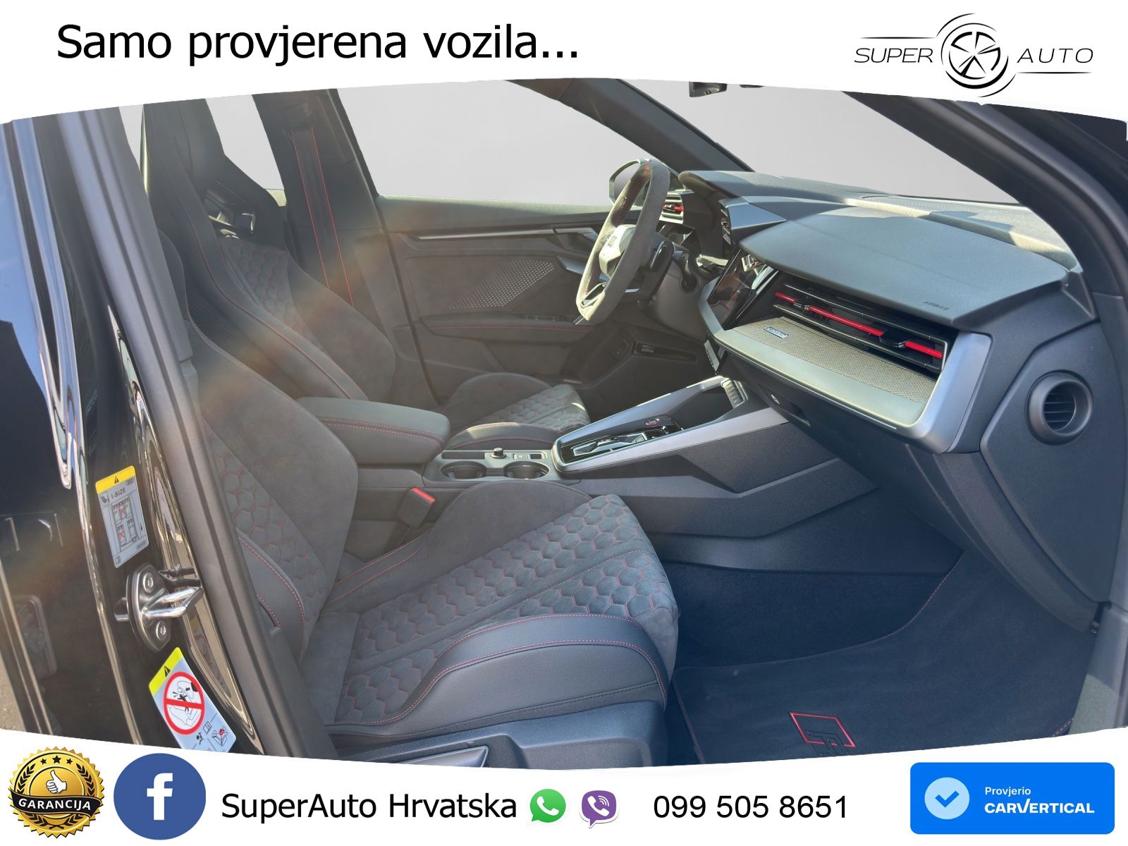 Audi RS3 Sedan 2.5 TFSI (400 KS) quattro S tronic LED+GR SJED+ACC