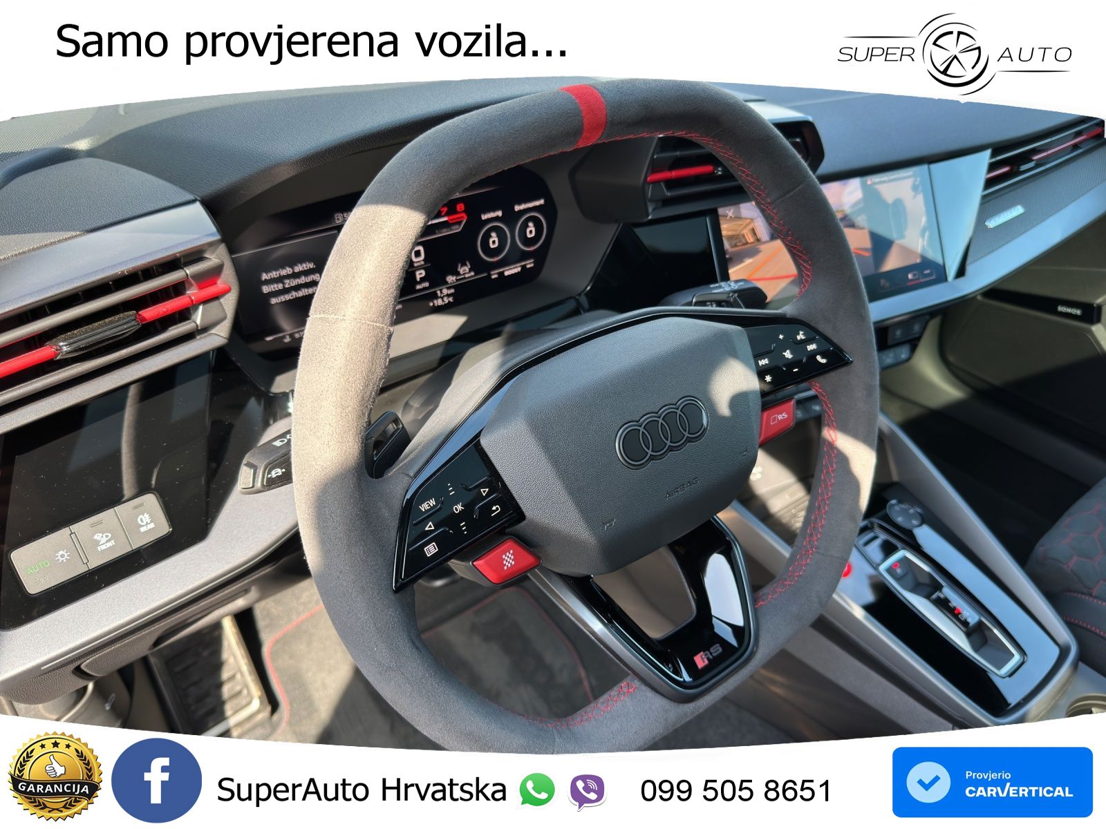 Audi RS3 Sedan 2.5 TFSI (400 KS) quattro S tronic LED+GR SJED+ACC