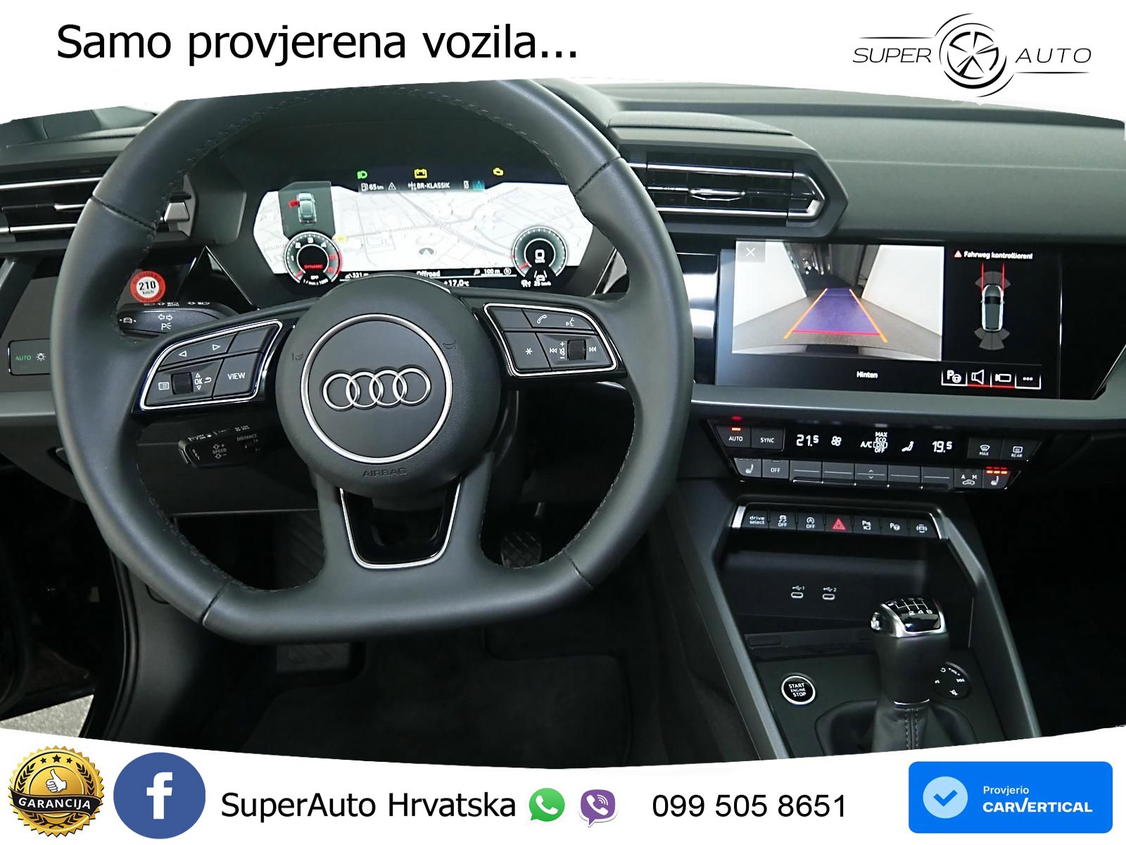 Audi A3 30 TDI (116 KS) LED+GR SJED+ACC