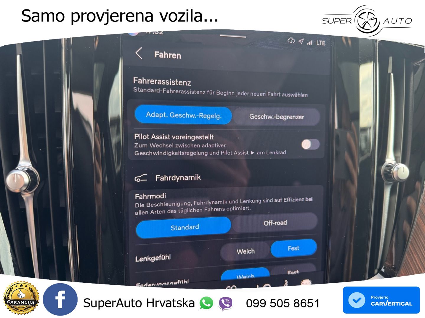 Volvo XC60 B4 Diesel AWD Geartronic ZRAČNI+ACC+GR SJED+KAM+PANO