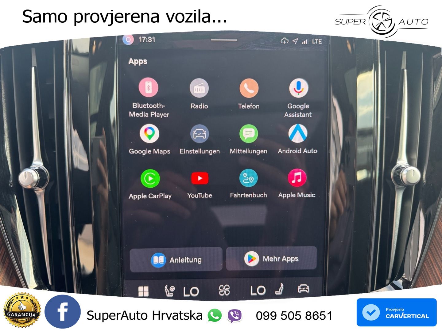 Volvo XC60 B4 Diesel AWD Geartronic ZRAČNI+ACC+GR SJED+KAM+PANO