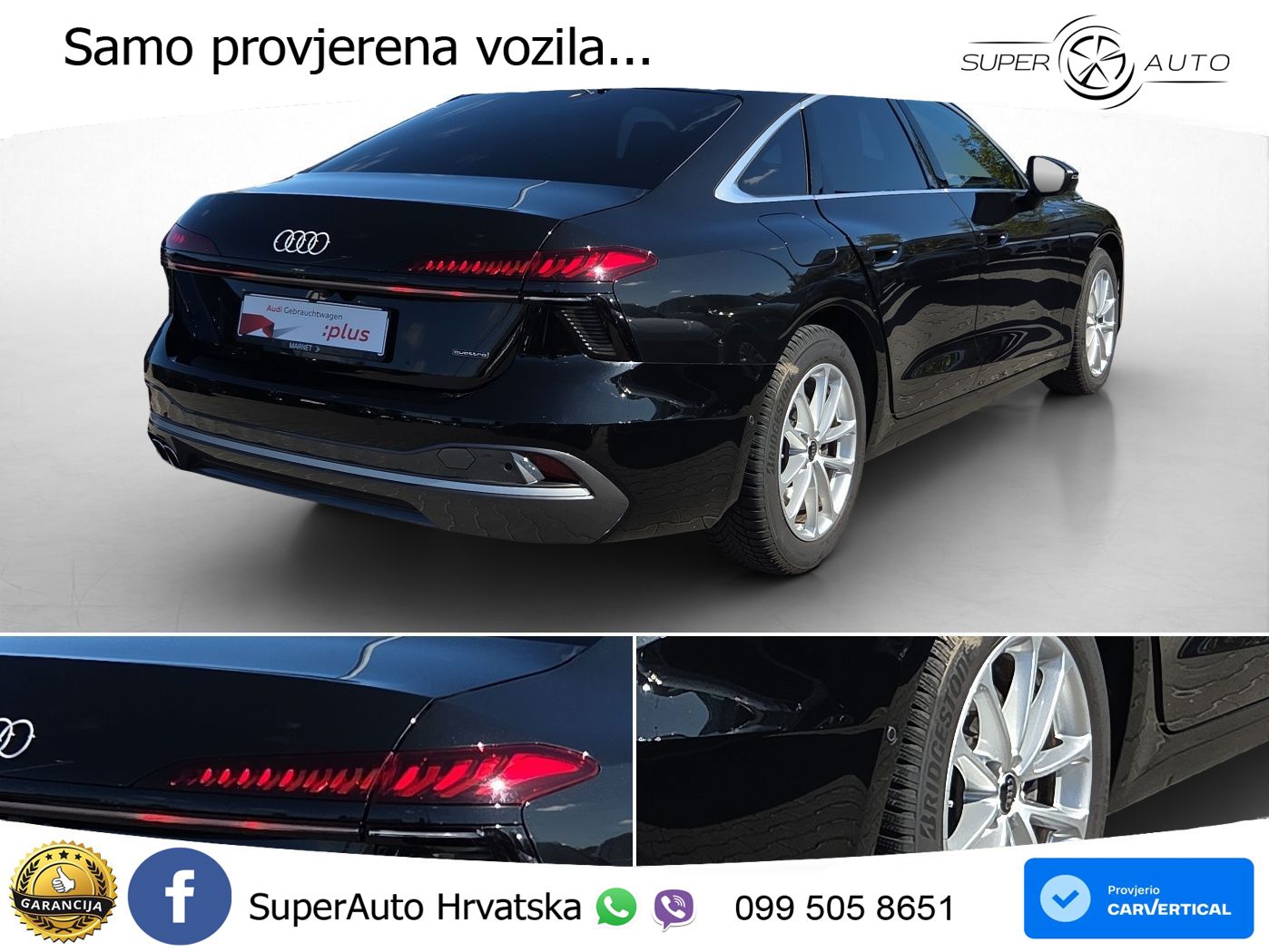 Audi A6 2.0 TDI (204 KS) quattro S tronic S line LED+GR SJED+ACC