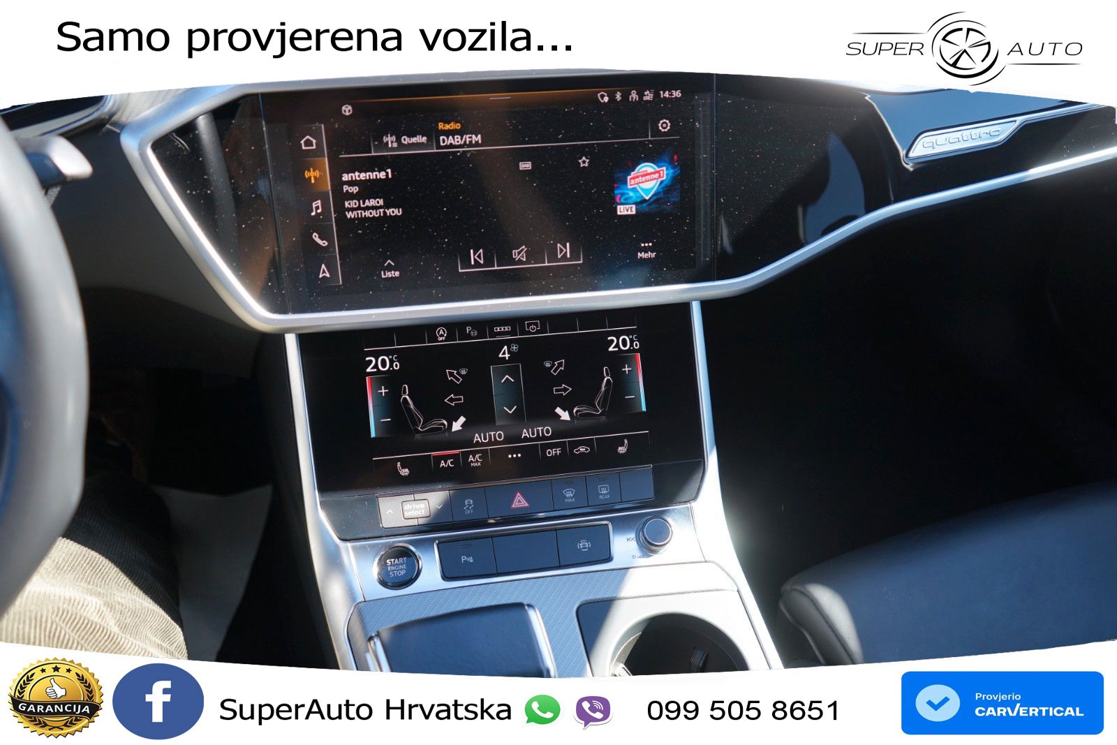 Audi A6 40 TDI (204 KS) quattro ultra S tronic S line LED+GR SJED+ACC