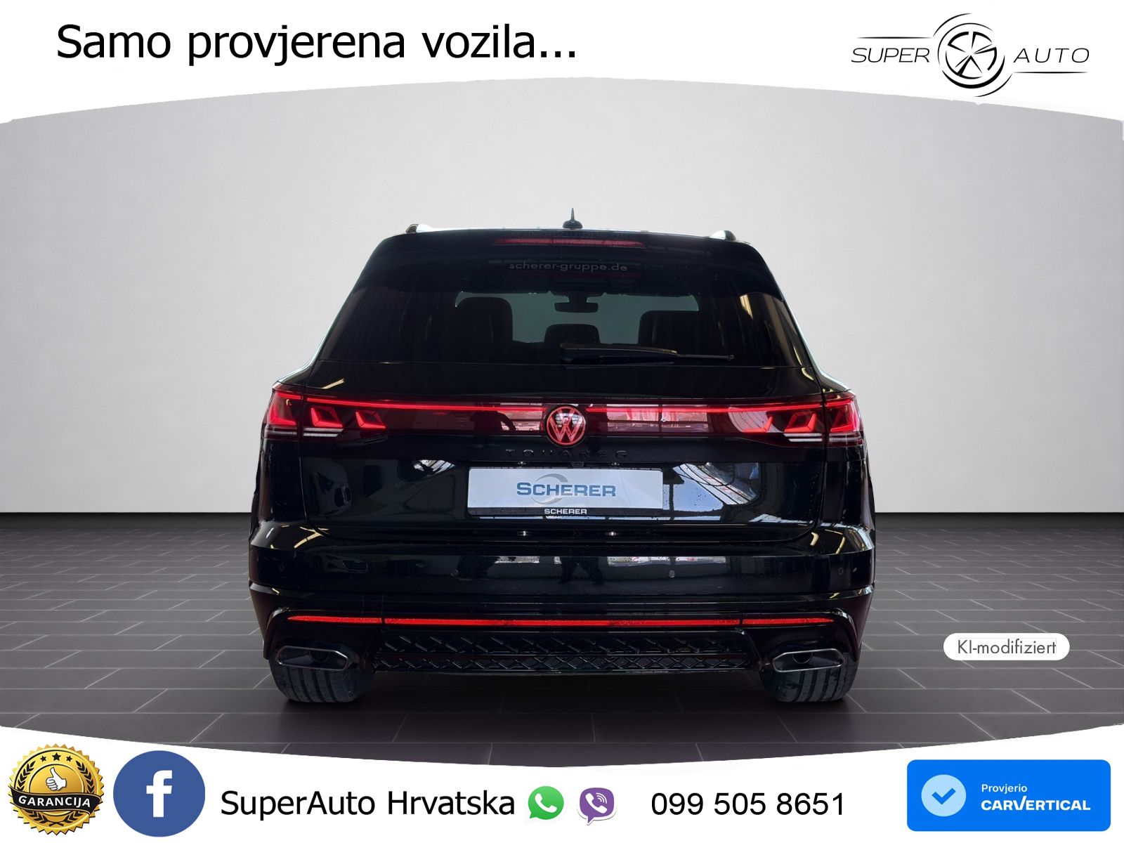Volkswagen Touareg 3.0 V6 TDI (286 KS) 4MOTION Tiptronic ZRAČNI+ACC+GR SJED+KAM+PANO