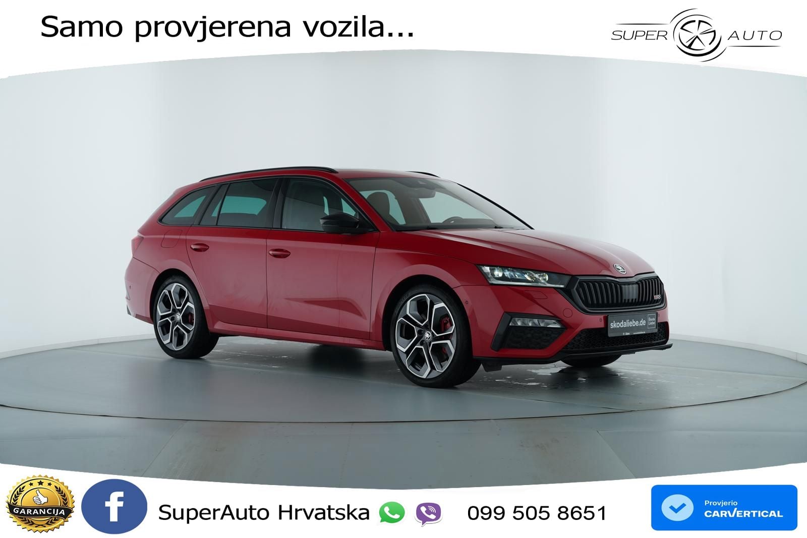 Škoda Octavia Combi RS 2.0 TSI (245 KS) DSG MATRIX+GR SJED+KAM