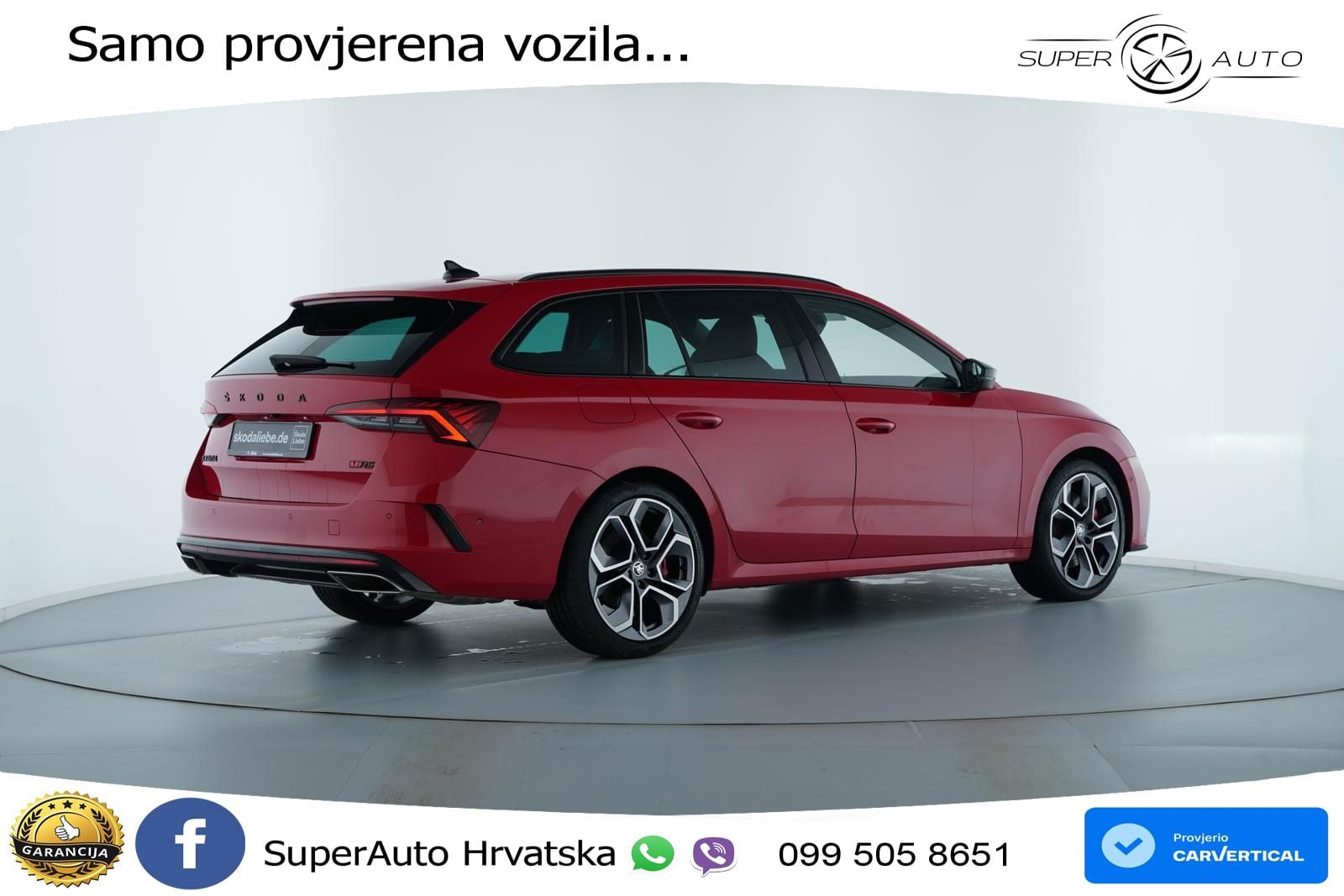 Škoda Octavia Combi RS 2.0 TSI (245 KS) DSG MATRIX+GR SJED+KAM