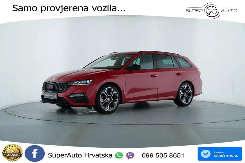 Škoda Octavia Combi RS 2.0 TSI (245 KS) DSG MATRIX+GR SJED+KAM