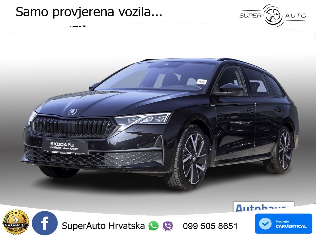 Škoda Octavia Combi 1.5 TSI (150 KS) DSG SportLine LED+GR SJED+ACC