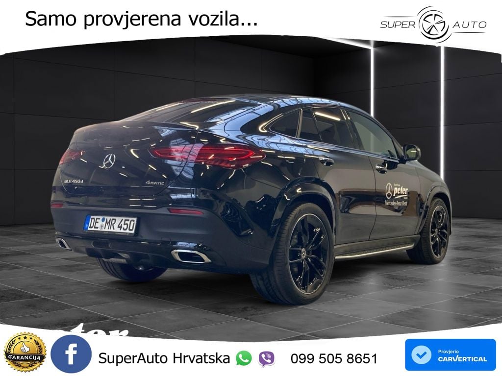 Mercedes GLE Coupe 450d (367 KS) EQ Boost 4MATIC 9G-TRONIC AMG ACC+HEAD+4xGR SJED+360+PANO