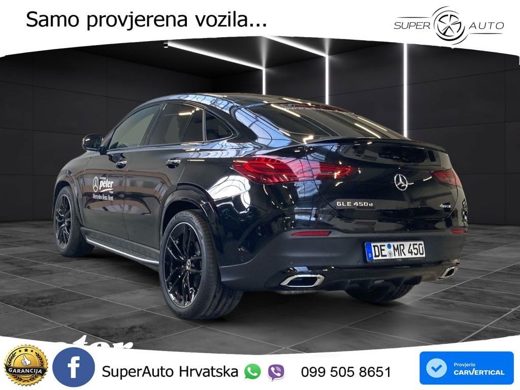 Mercedes GLE Coupe 450d (367 KS) EQ Boost 4MATIC 9G-TRONIC AMG ACC+HEAD+4xGR SJED+360+PANO