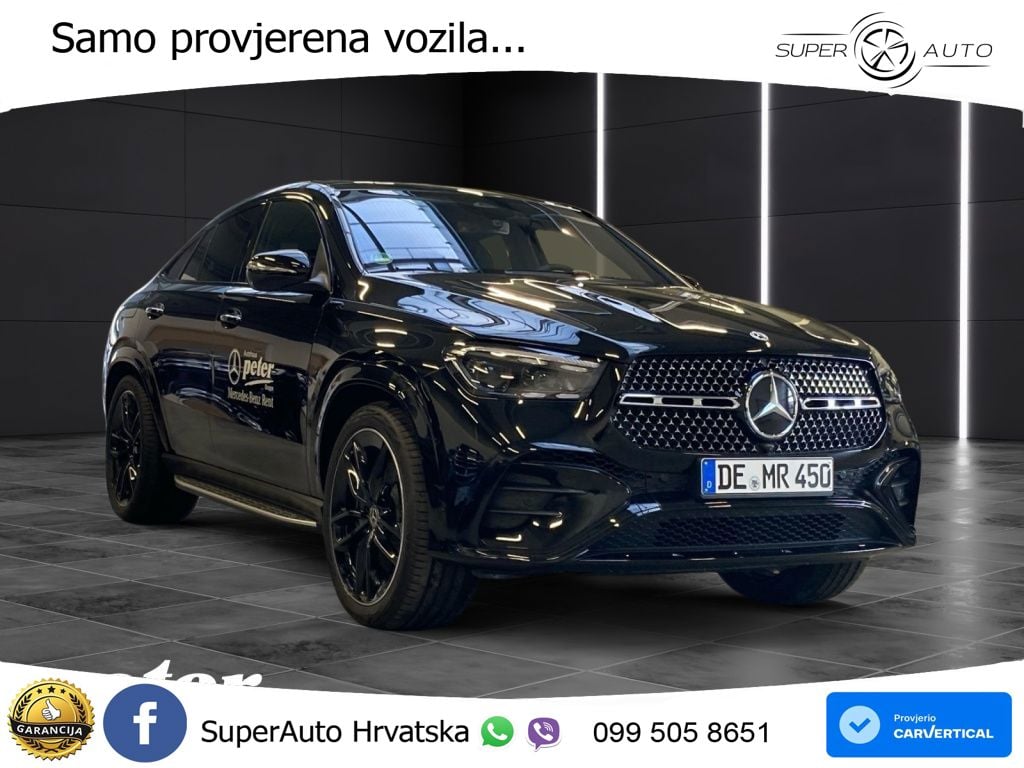 Mercedes GLE Coupe 450d (367 KS) EQ Boost 4MATIC 9G-TRONIC AMG ACC+HEAD+4xGR SJED+360+PANO
