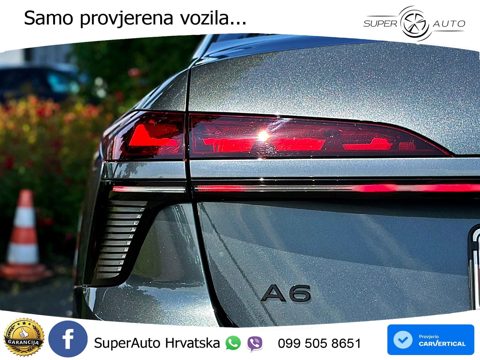 Audi A6 3.0 TFSI V6 (367 KS) quattro S tronic S line LED+GR SJED+ACC