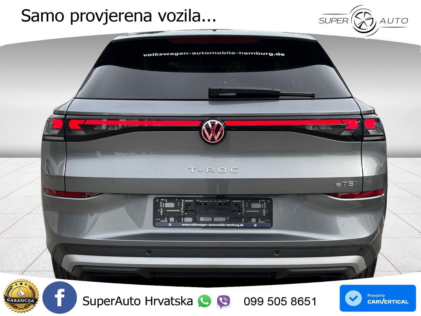 Volkswagen T-Roc 1.5 eTSI (150 KS)  DSG LED+GR SJED+ACC