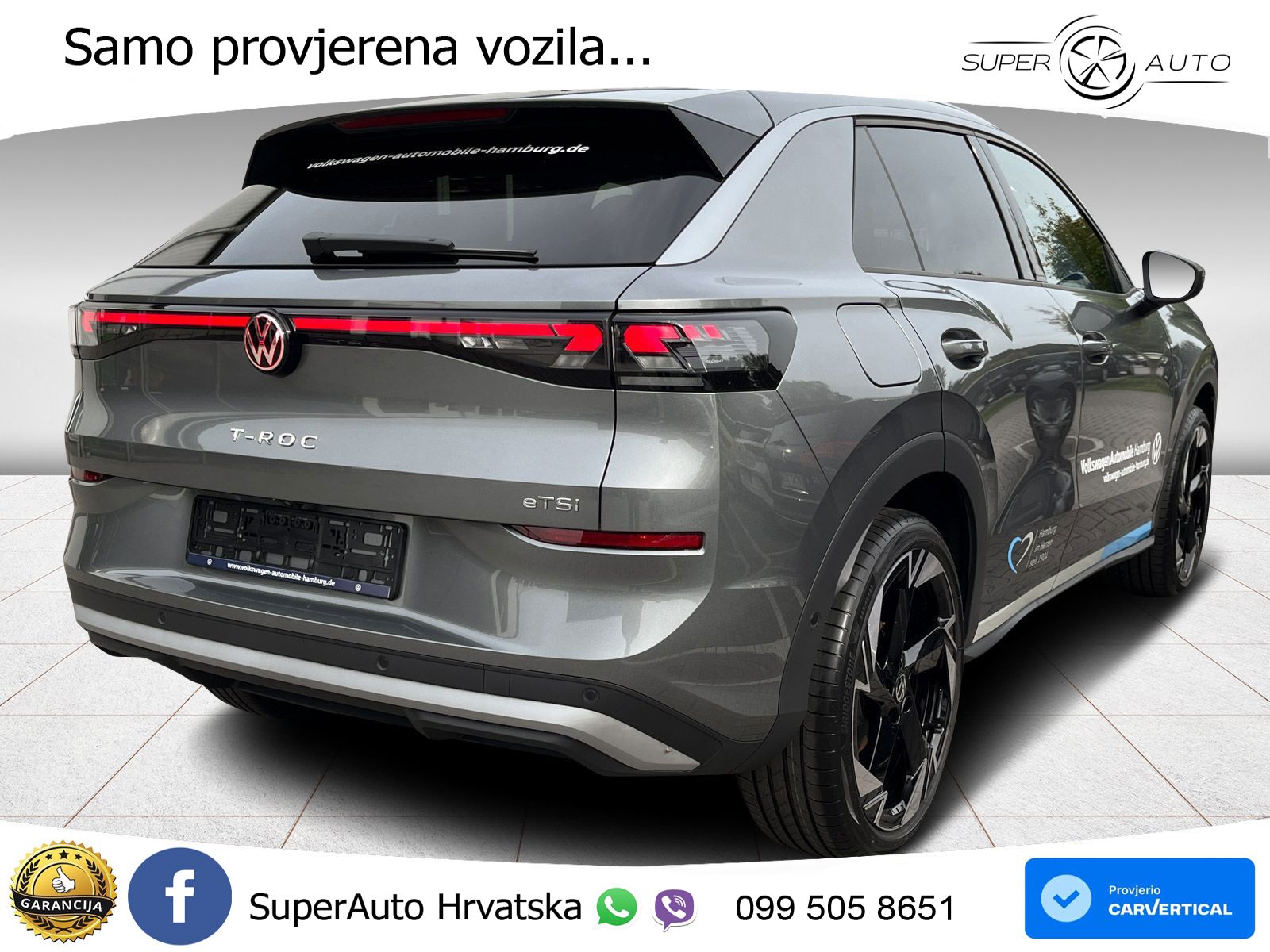 Volkswagen T-Roc 1.5 eTSI (150 KS)  DSG LED+GR SJED+ACC