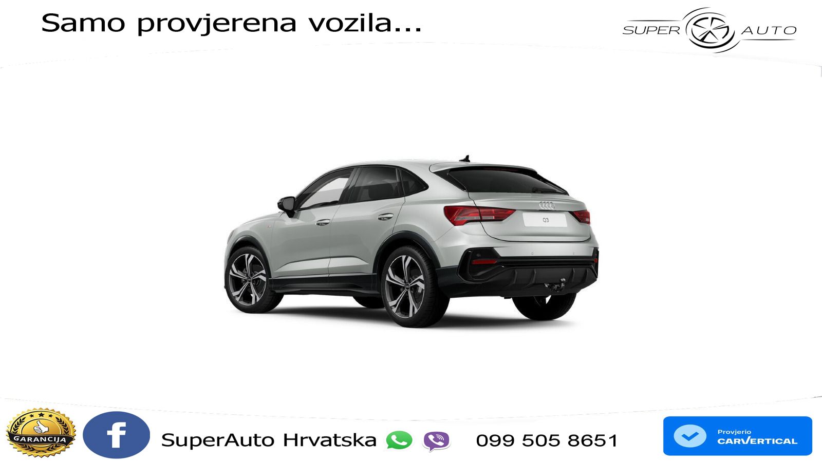 Audi Q3 Sportback 35 TFSI (150 KS) S tronic S line LED+GR SJED+ACC