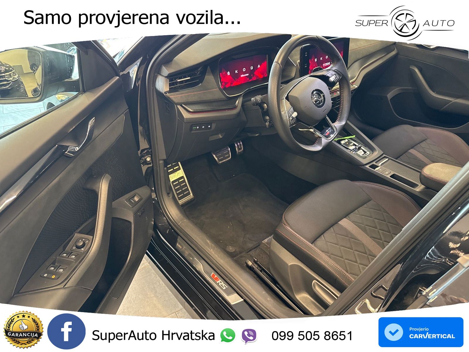 Škoda Octavia Combi RS 2.0 TDI (200 KS) 4x4 DSG LED+GR SJED+ACC