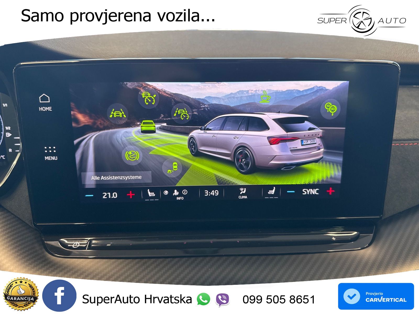 Škoda Octavia Combi RS 2.0 TDI (200 KS) 4x4 DSG LED+GR SJED+ACC
