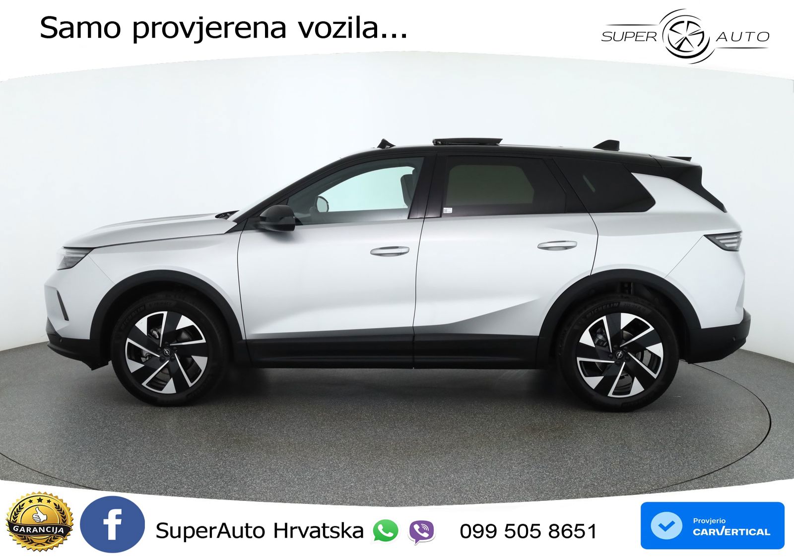 Opel Grandland 1.2 Turbo (145 KS) Hybrid eDCT Ultimate ACC+HEAD+GR SJED+360+PANO