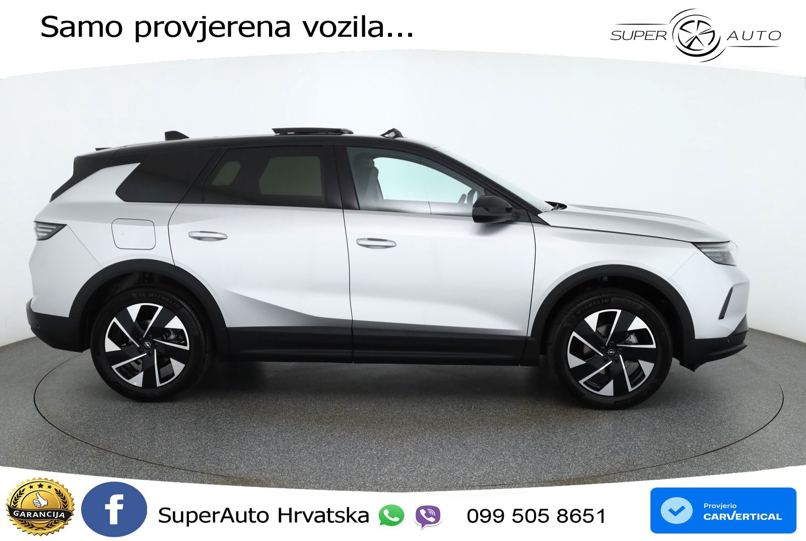 Opel Grandland 1.2 Turbo (145 KS) Hybrid eDCT Ultimate ACC+HEAD+GR SJED+360+PANO