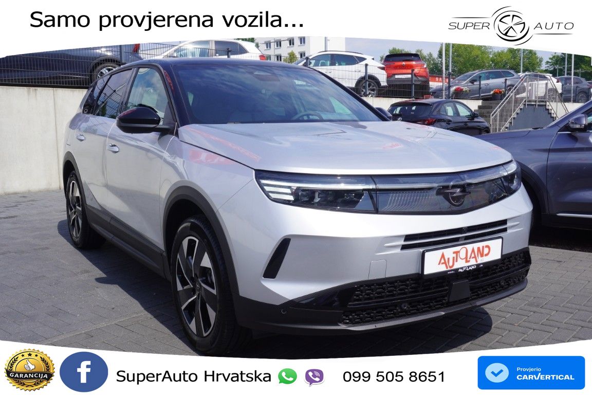 Opel Grandland 1.2 Turbo (145 KS) Hybrid eDCT Ultimate ACC+HEAD+GR SJED+360+PANO