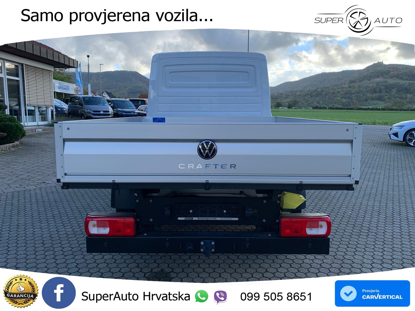 Volkswagen Crafter 50 Pritsche Doka AHK Standhzg 2+3Garanti 163 KS