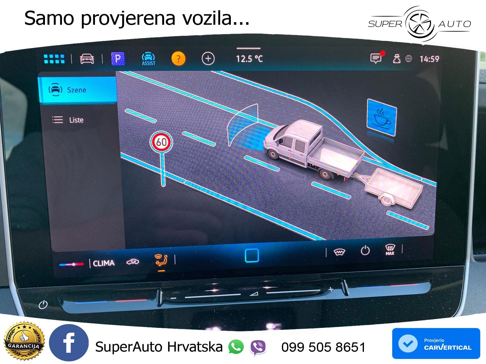 Volkswagen Crafter 50 Pritsche Doka AHK Standhzg 2+3Garanti 163 KS