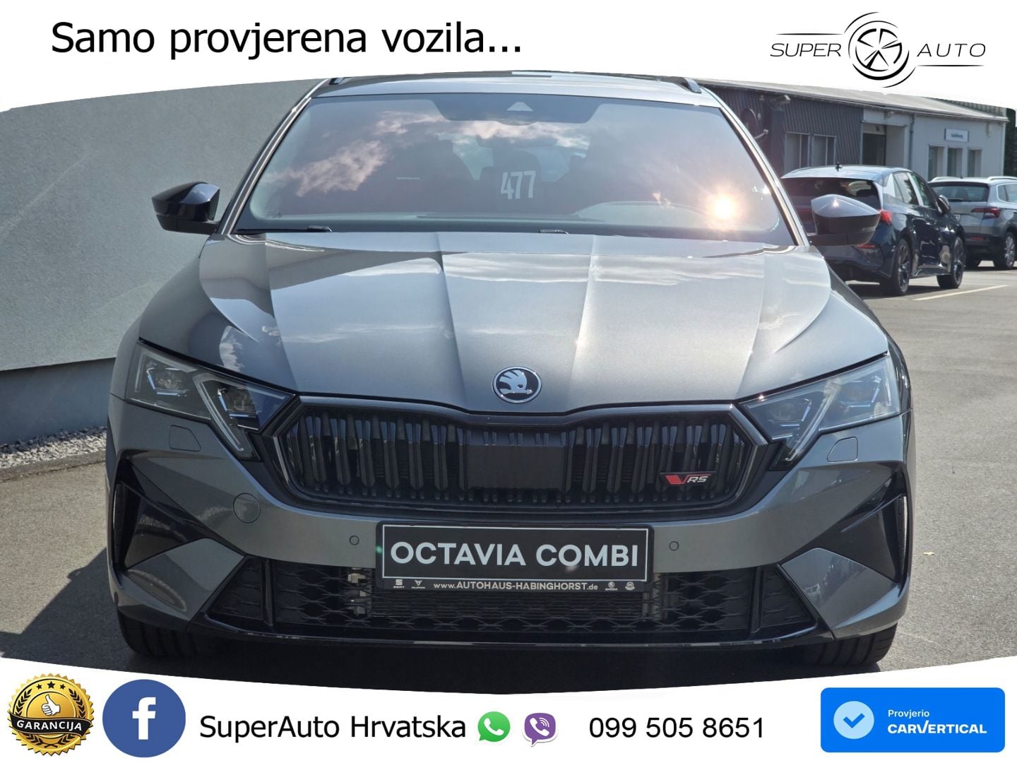 Škoda Octavia Combi RS 2.0 TSI (265 KS) DSG MATRIX+GR SJED+KAM