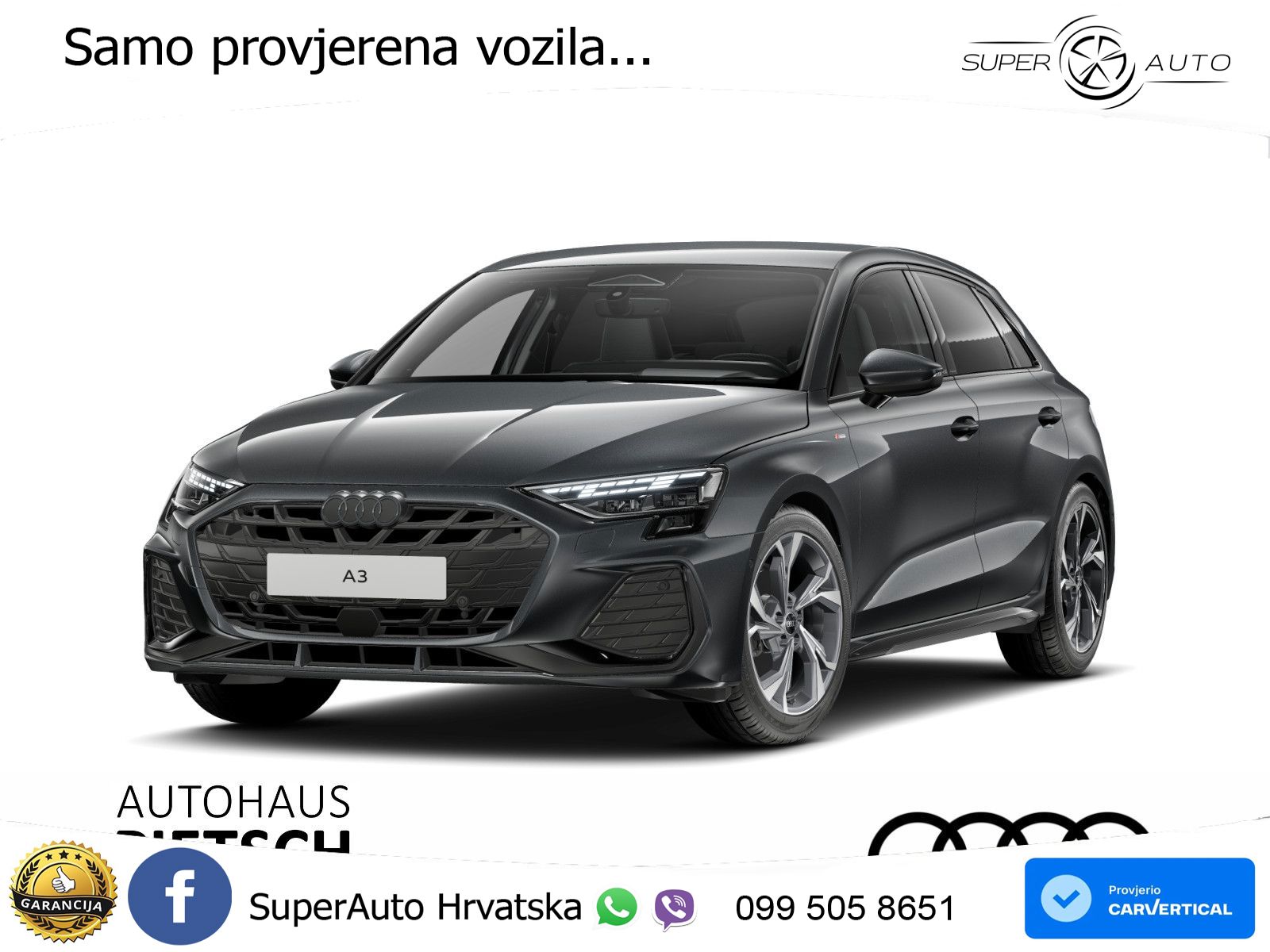 Audi A3 35 TFSI (150 KS) S tronic S line LED+GR SJED+ACC