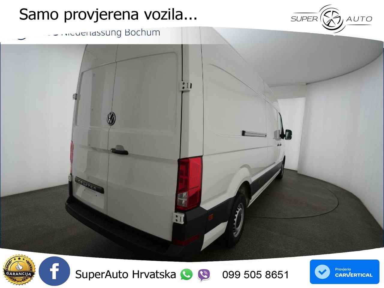 Volkswagen Crafter Kasten lang Sitzhzg. Kamera Klima 5 ZV 140 KS