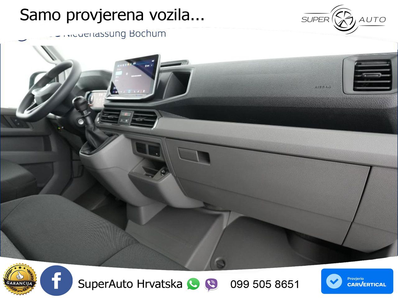 Volkswagen Crafter Kasten lang Sitzhzg. Kamera Klima 5 ZV 140 KS