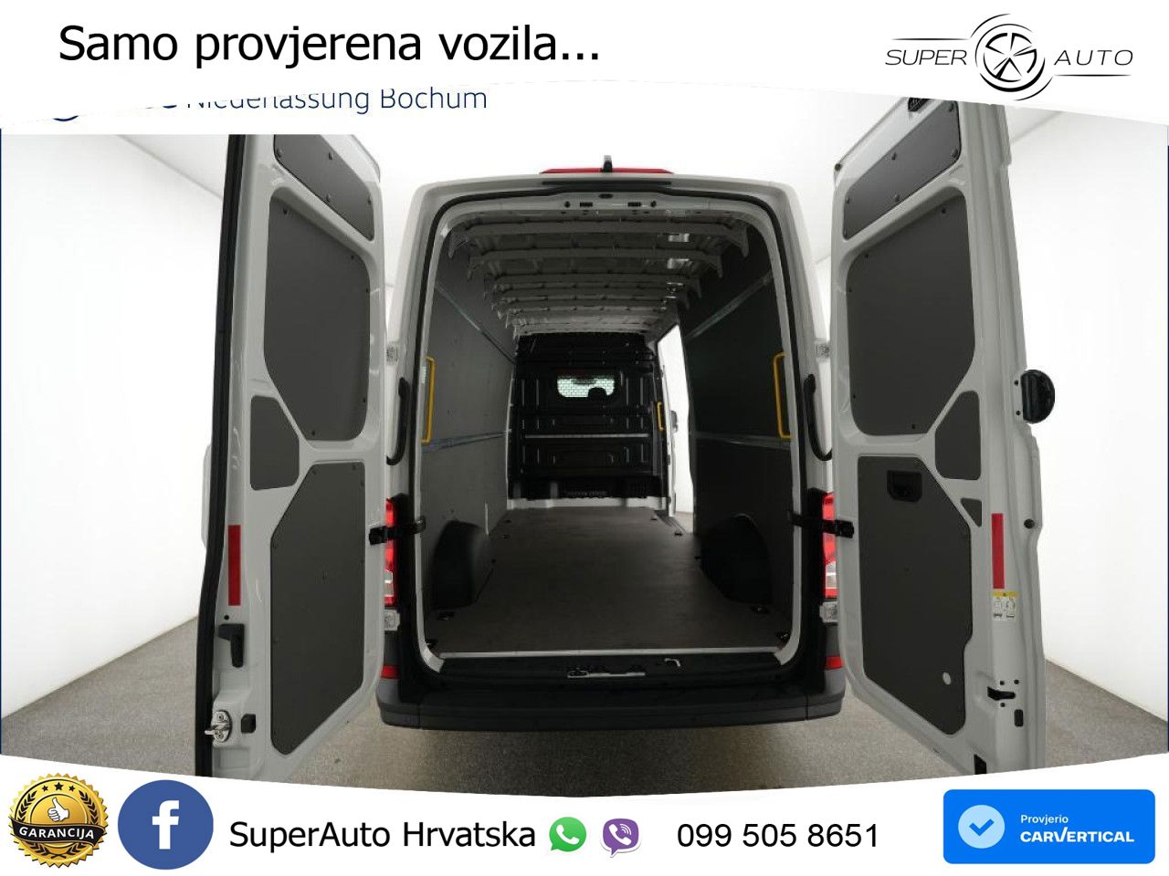 Volkswagen Crafter Kasten lang Sitzhzg. Kamera Klima 5 ZV 140 KS