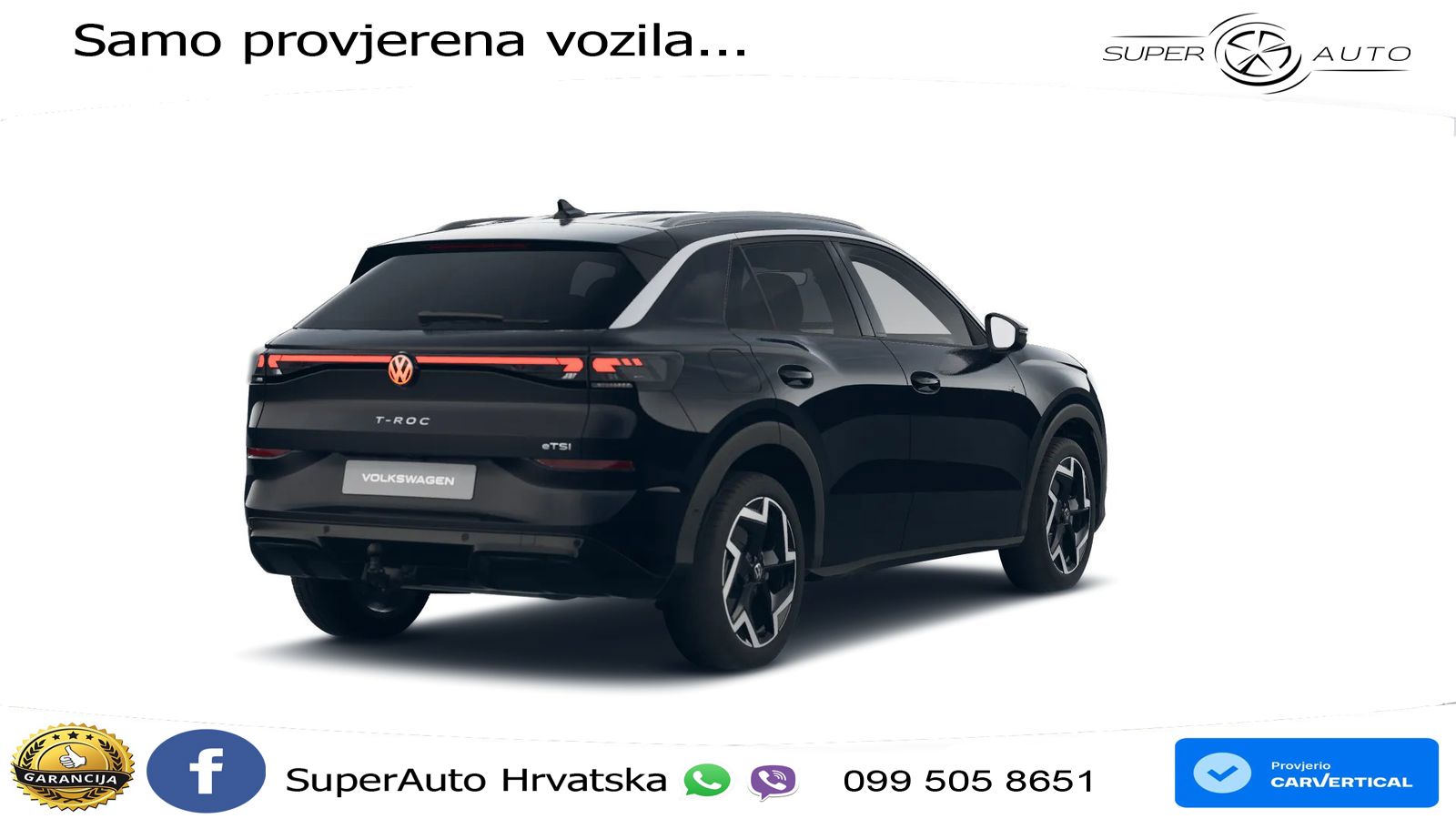 Volkswagen T-Roc 1.5 eTSI (150 KS)  DSG R-Line MATRIX+GR SJED+KAM