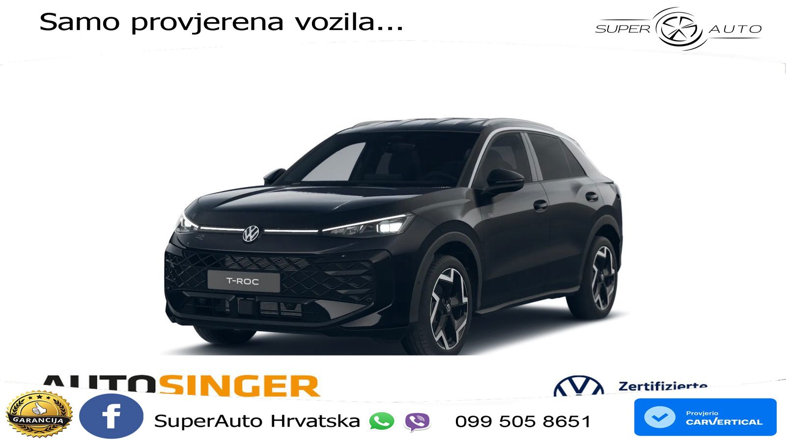 Volkswagen T-Roc 1.5 eTSI (150 KS)  DSG R-Line MATRIX+GR SJED+KAM