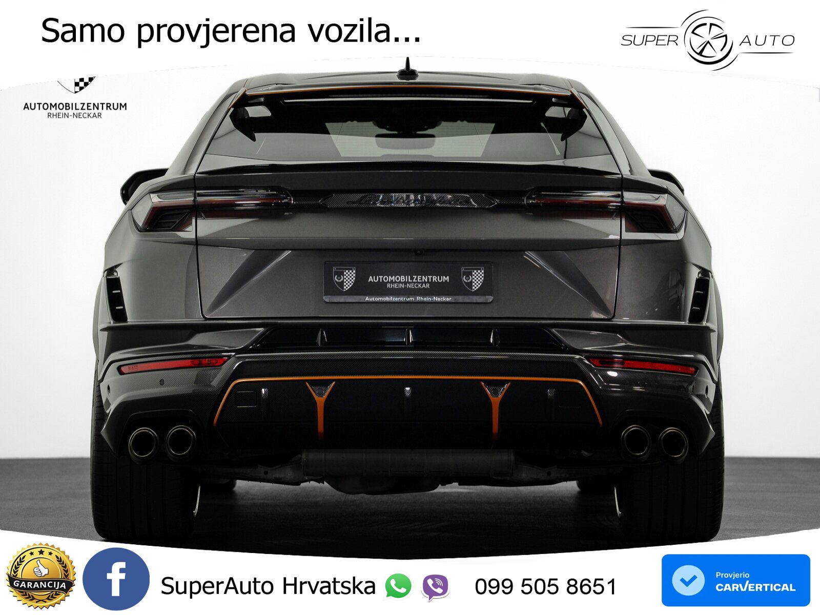 Lamborghini Urus S 4.0 V8 (666 KS) 4WD Automatic LED+GR SJED+ACC