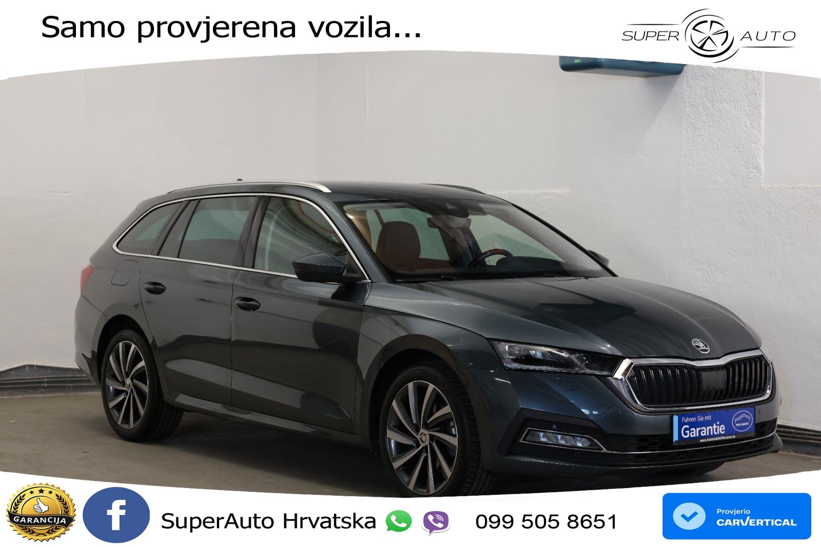 Škoda Octavia Combi 2.0 TDI (150 KS) DSG LED+GR SJED+ACC