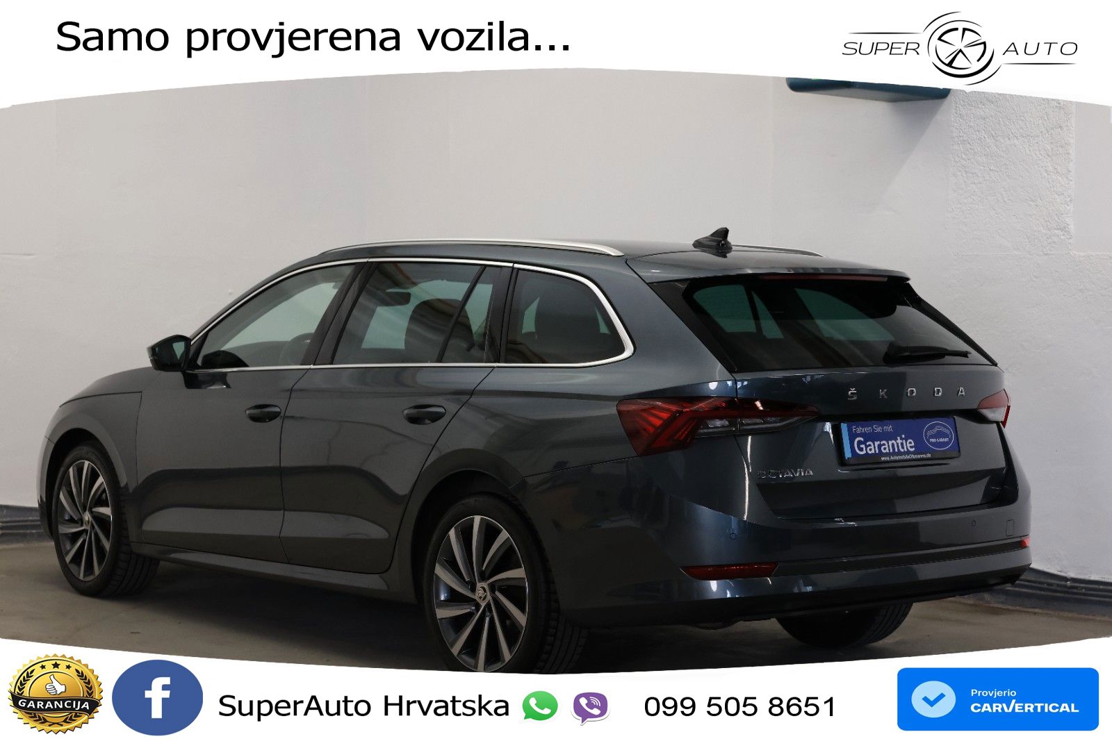 Škoda Octavia Combi 2.0 TDI (150 KS) DSG LED+GR SJED+ACC