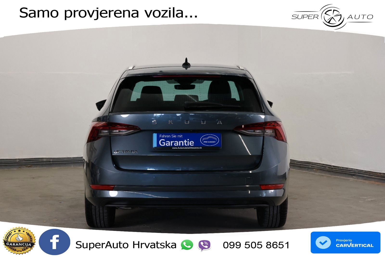 Škoda Octavia Combi 2.0 TDI (150 KS) DSG LED+GR SJED+ACC