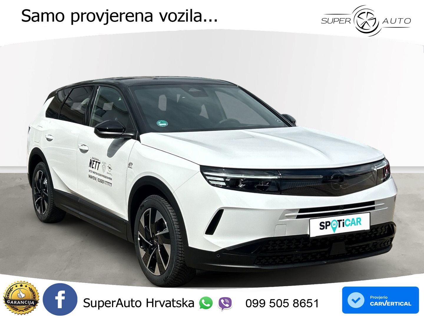 Opel Grandland 1.2 Turbo (145 KS) Hybrid eDCT GS LED+GR SJED+ACC