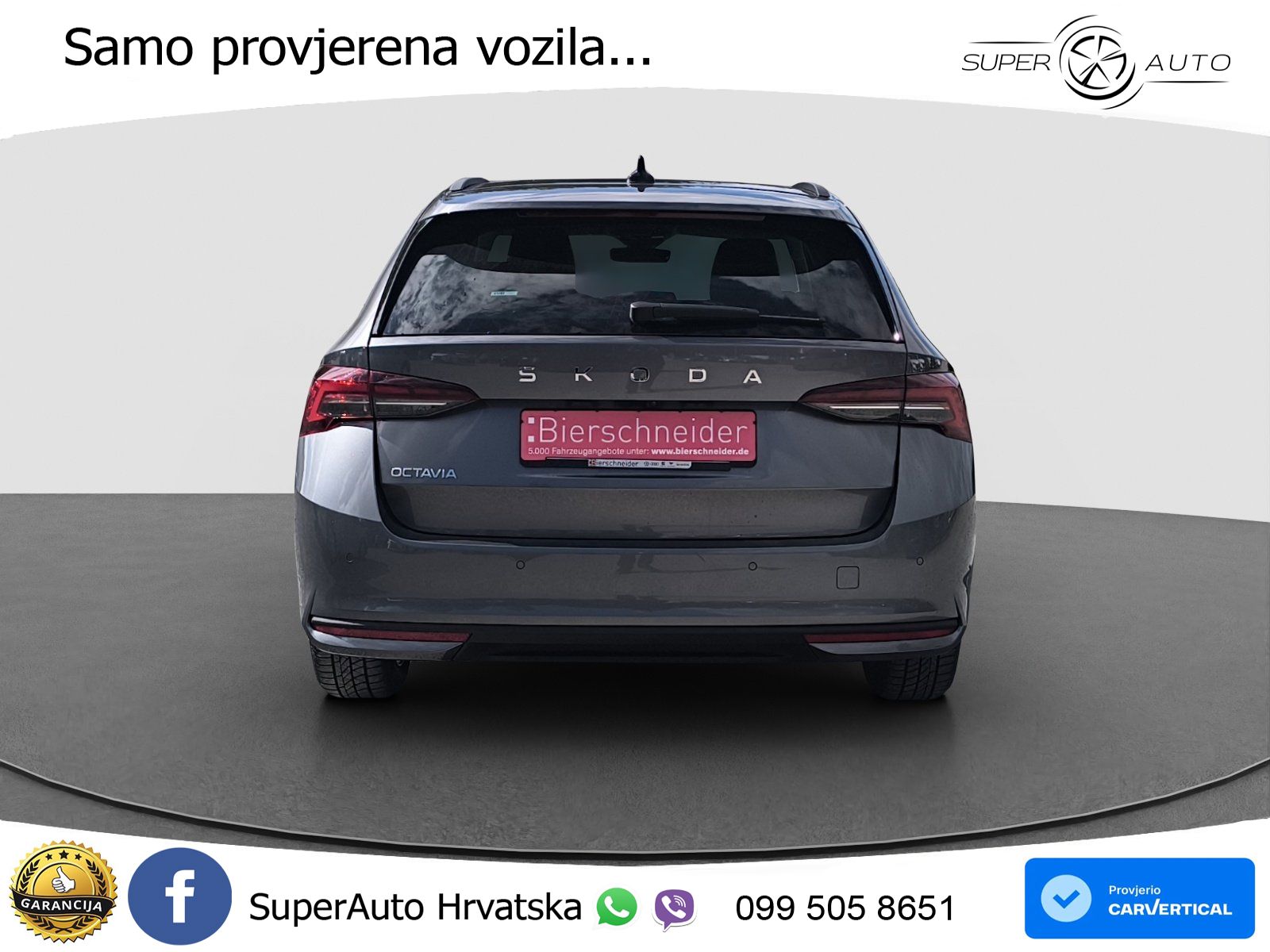 Škoda Octavia Combi 2.0 TDI (150 KS) DSG ACC+HEAD+4xGR SJED+360+PANO