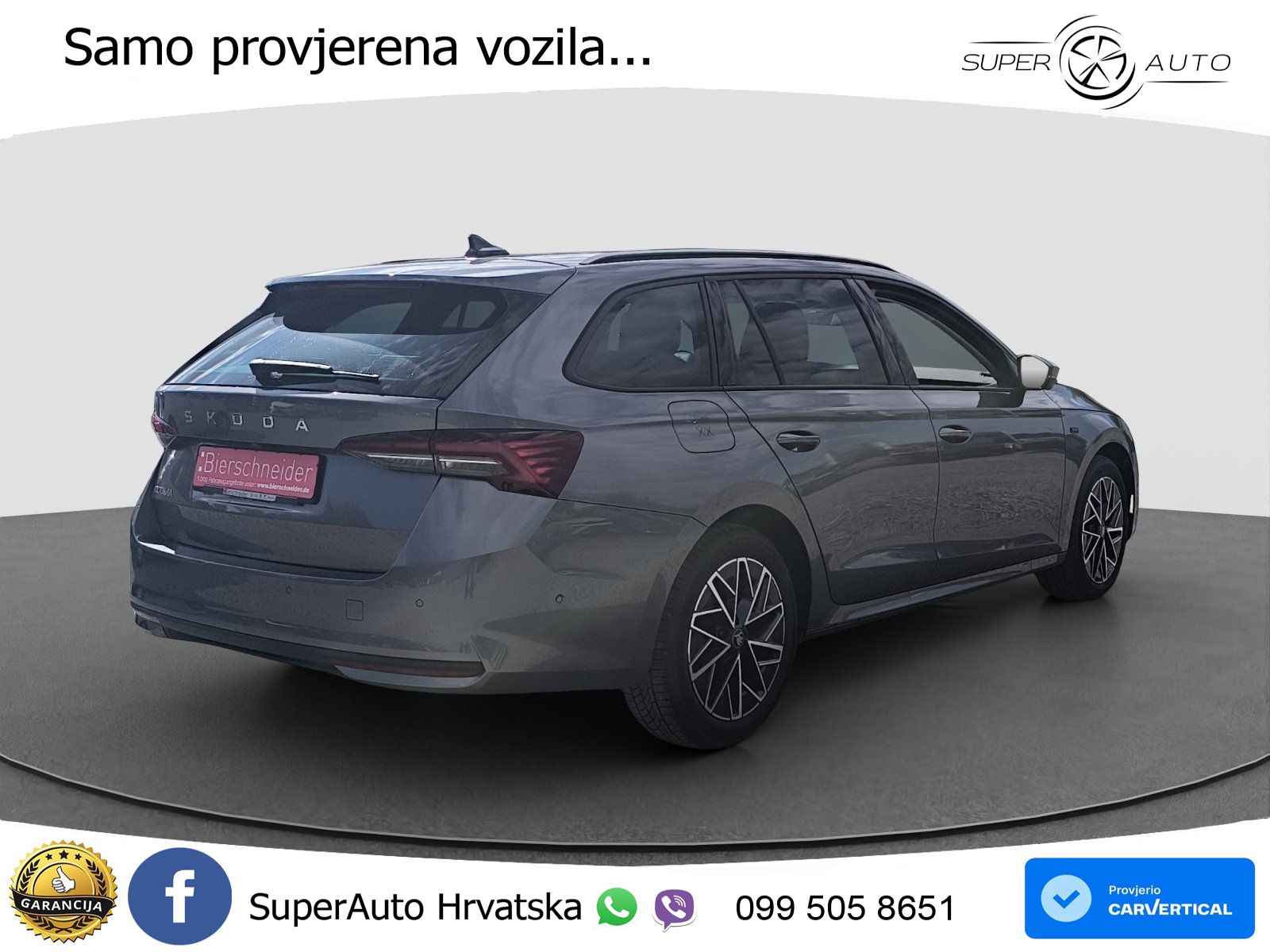 Škoda Octavia Combi 2.0 TDI (150 KS) DSG ACC+HEAD+4xGR SJED+360+PANO