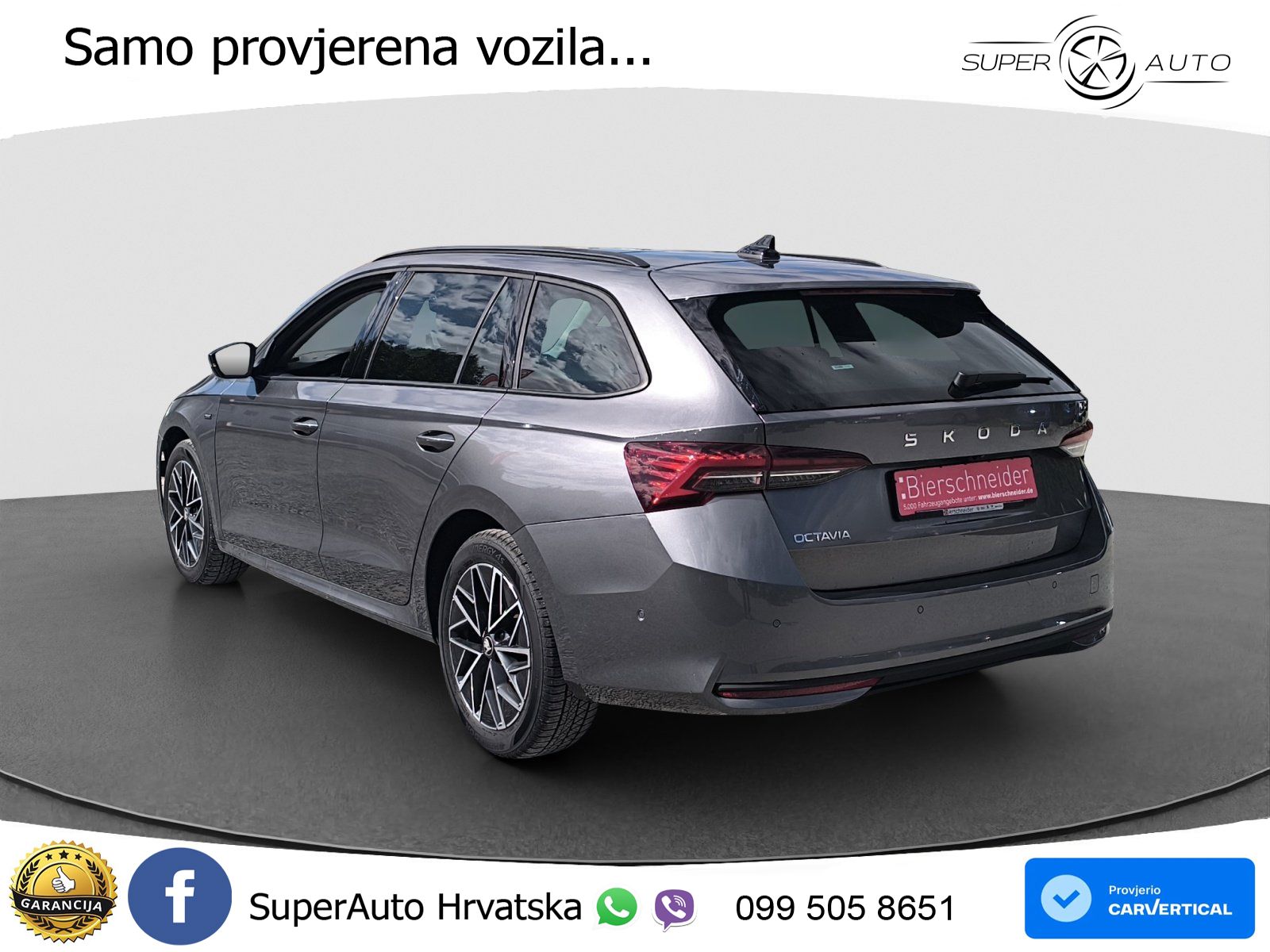 Škoda Octavia Combi 2.0 TDI (150 KS) DSG ACC+HEAD+4xGR SJED+360+PANO