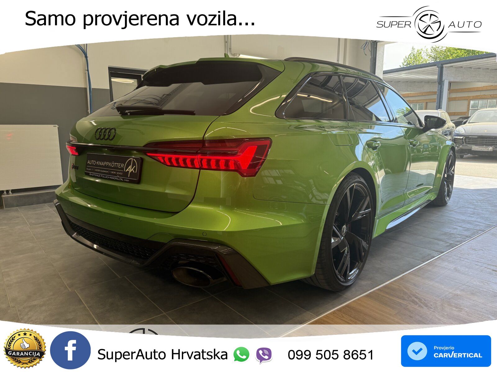 Audi RS6 Avant 4.0 TFSI V8 (600 KS) quattro Tiptronic Kuka LED+GR SJED+ACC